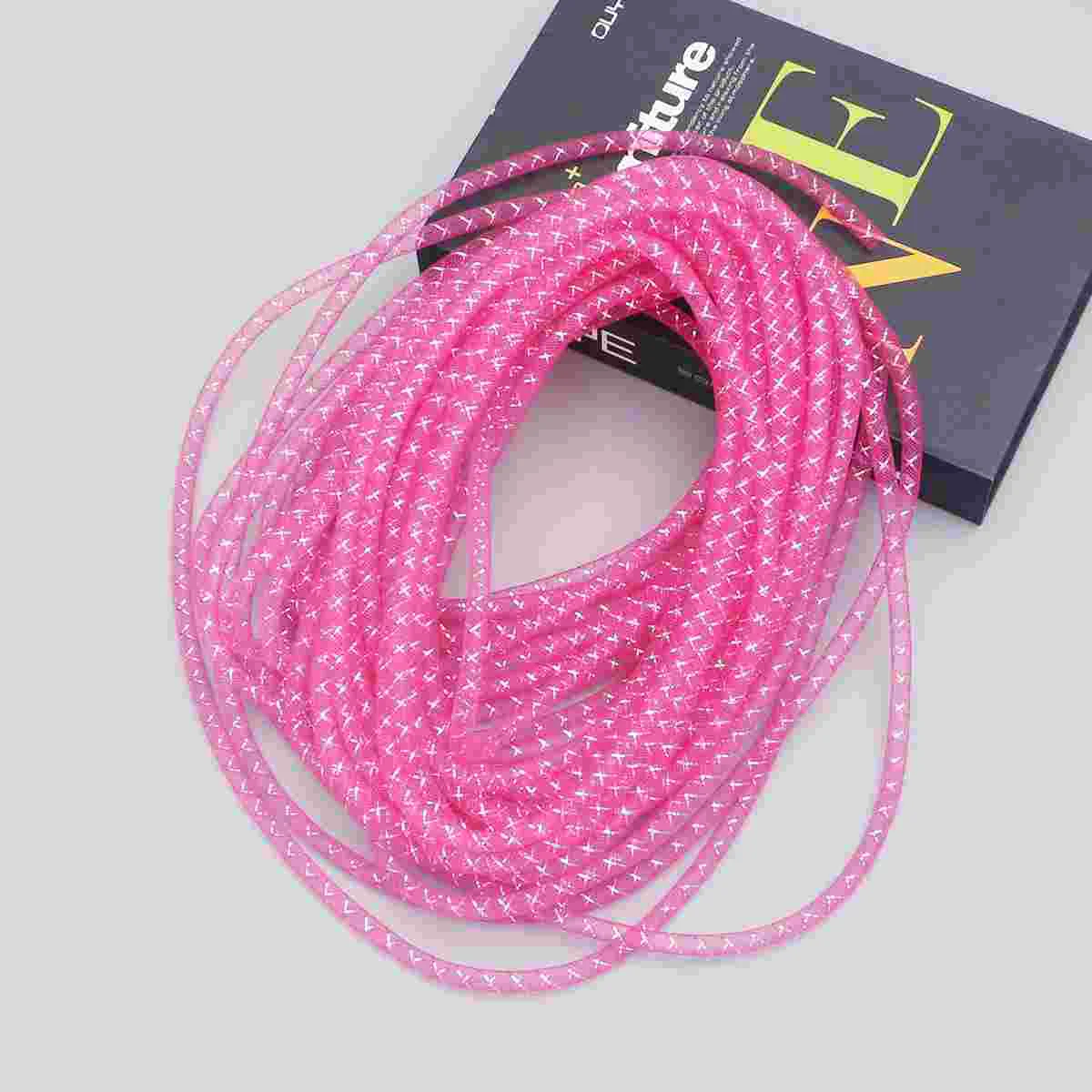 Bracelet Cord Ribbon Network Management Mesh Tube Necklace Rope Braid Yarn Decor