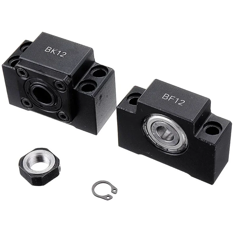 For Ball Screw SFU1605 SFU1610 CNC XYZ Parts 1 Set Ball Screw End Supports BK12 BF12