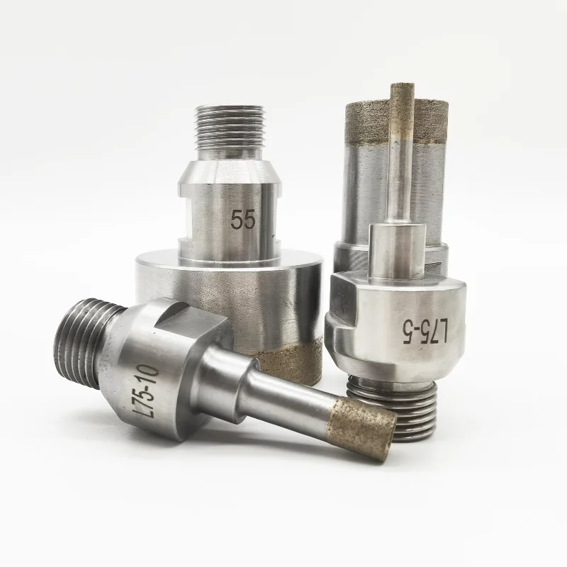 L75/95mm Diameter 3mm~150mm,Sintered Diamond Core Drill Bit,Belgium Thread Mount-YG 1/2\'\'.Glass Drilling Machine
