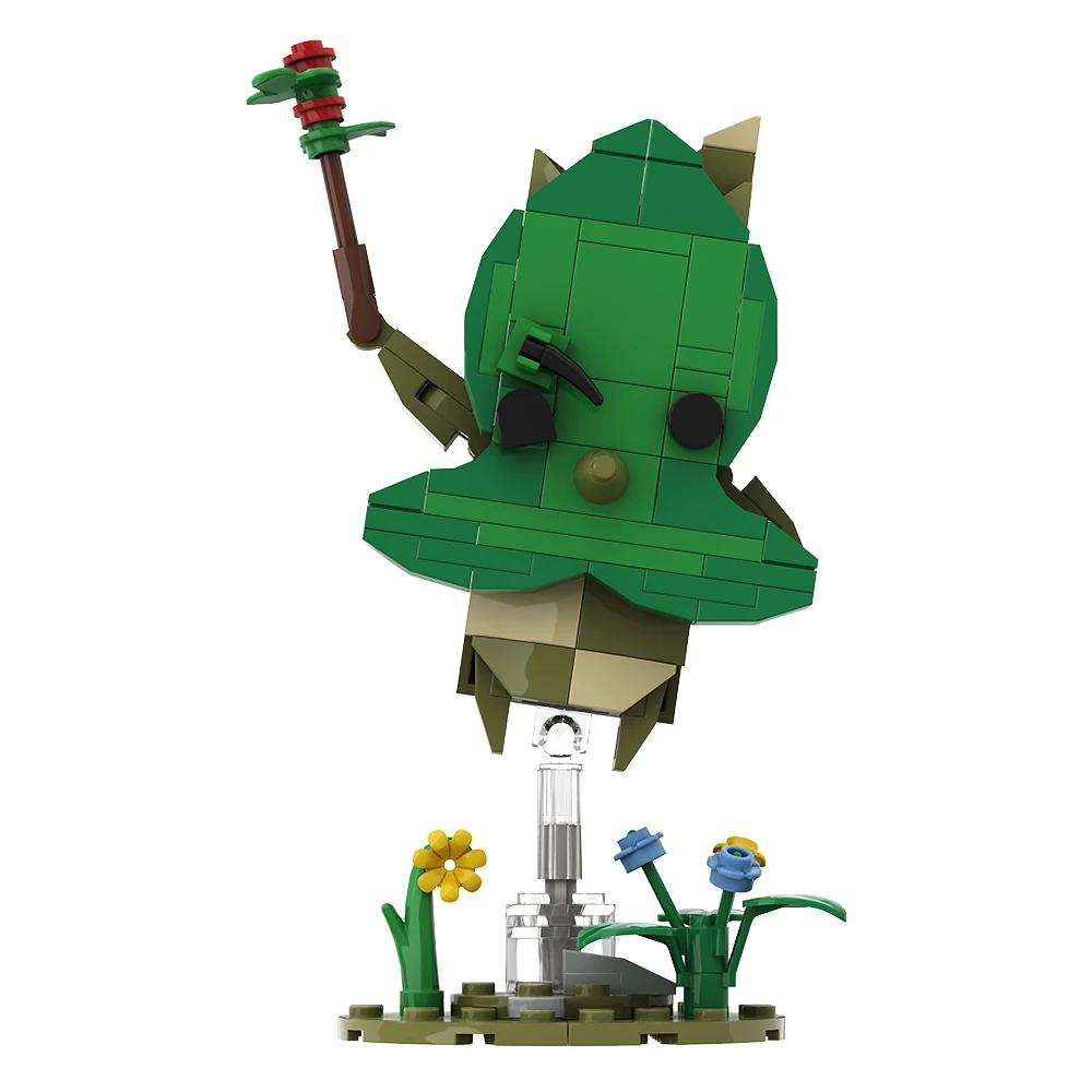 ชุดตัวต่อเกม gobicks Moc zeldaed yahaha korok brickheadz แบบอิฐ zeldaed ชุดบล็อกตัวต่อลายซากปรักหักพังสำหรับเป็นของขวัญ