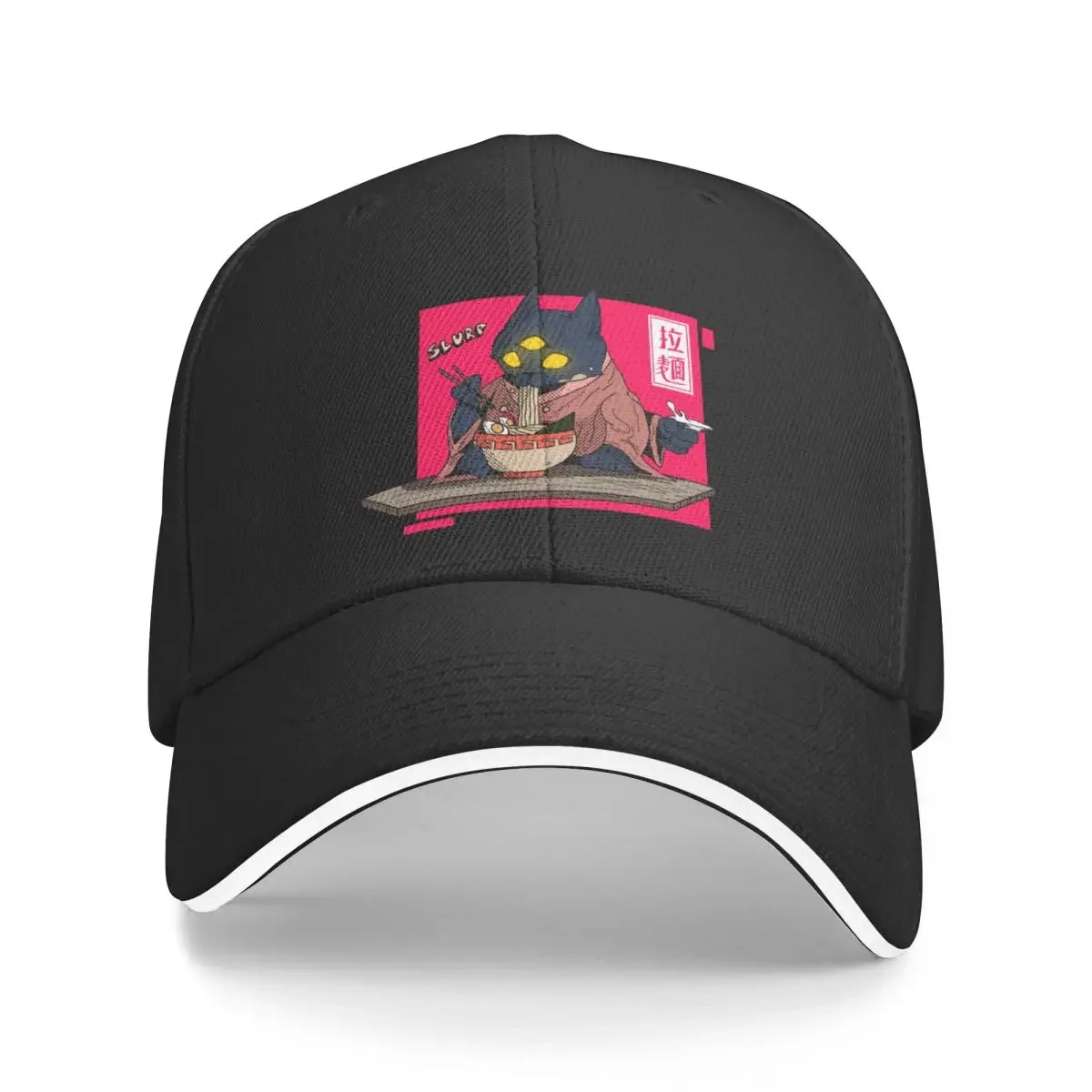 

Ramen Cat Baseball Cap birthday Designer Hat Snapback Cap Women's Beach Outlet Men's