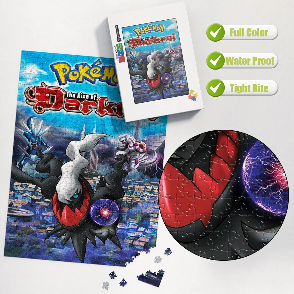 Adults Fun Relax Pokemon Cartoon Anime Jigsaw Puzzles 1000Pcs Kids Educational Table Game Brain Teaser Toy Creative Funny Gifts