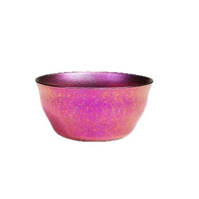 Pure titanium kung fu tea set household simple titanium cup metal titanium degree lazy portable anti-scalding tea cup