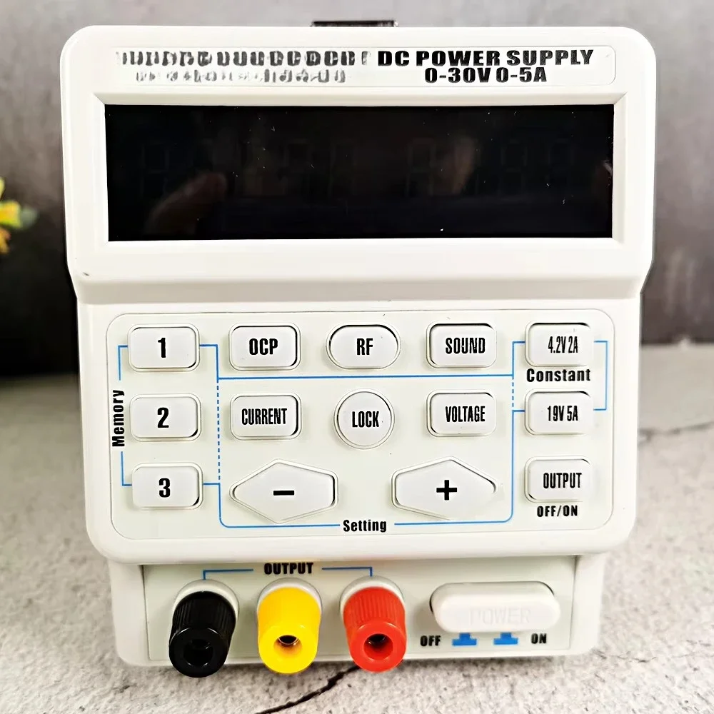 ​​3005D DC Power Supply, 30V 5A Precision Adjustable Switching Regulator with Single Output