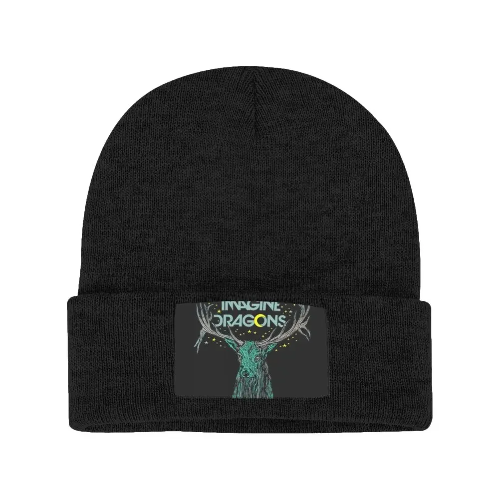 Imagine Dragons Elk In Stars Merch Knitted Beanie Hat Beanies Cap Style Hip Hop Adjustable