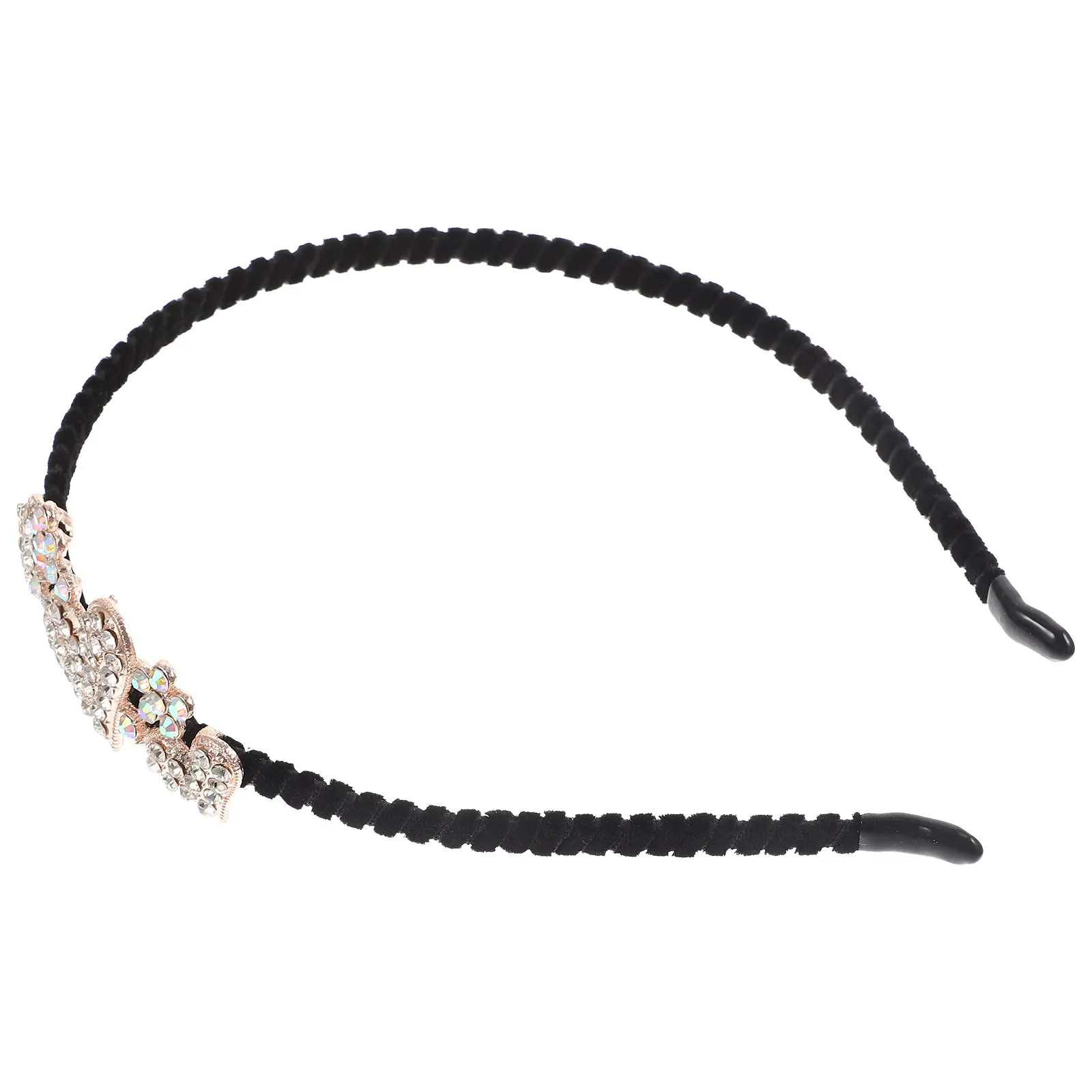 

Non-Slip Rhinestone Headband for Fashionable Hair Band with Shiny Design Suitable for Halloween Role Play Show Party Wear
