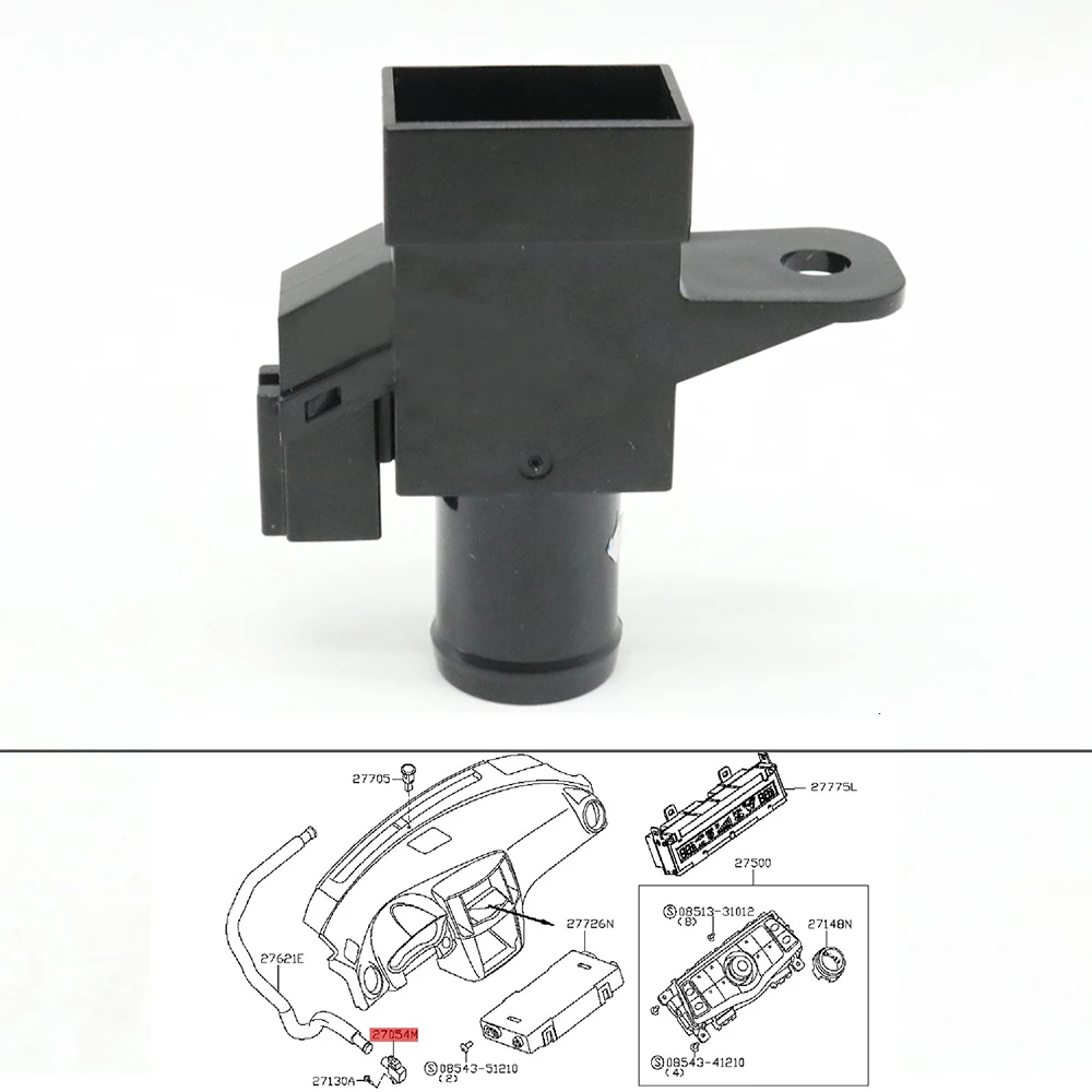 Indoor Interior Ambient Temperature Sensor For Nissan X-Trail Qashqai Atlas Altima Skyline Rogue Sentra Sunny Gloria NV200 Micra