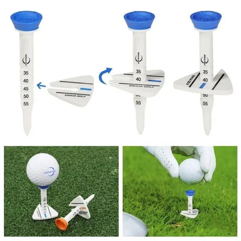 4Pcs Adjustable Golf Tees Plastic Limit Tee Multi Color Golf Ball Holder Golf Training Accessories GEFQZ03