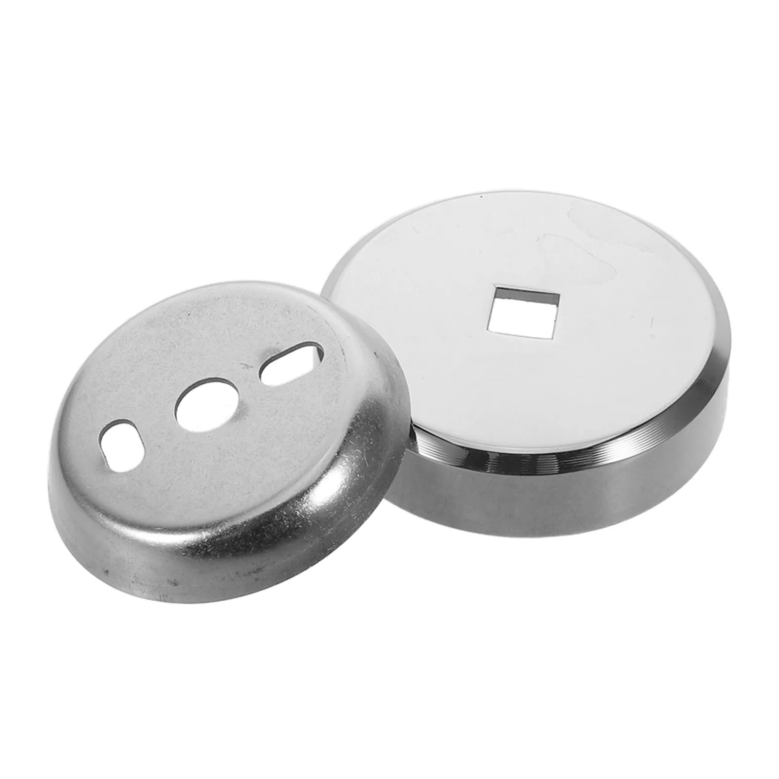 2Pcs Wall Mounted Towel Bar Mounting Brackets 5.1cm Diameter Bathroom Hardware Replacement Parts Stainless Steel Fastening