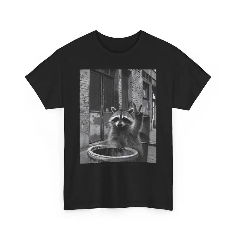 

Funny Raccoon T Shirt Animal Humor Novelty