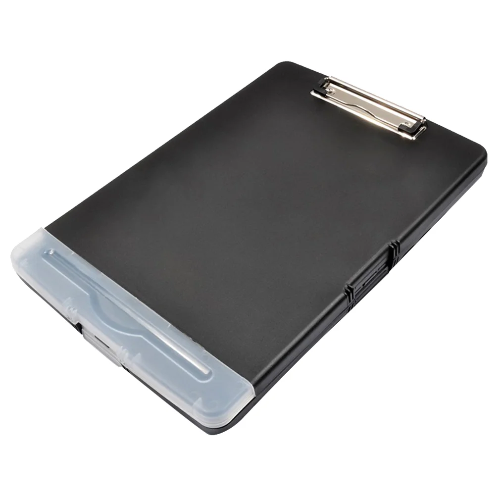 

Office File Folders Storage A4 Clipboard Portable Sealed Convenient Holder Student