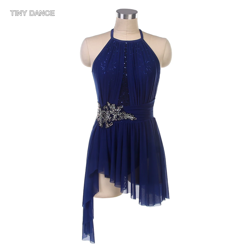 الكبار الفتيات غنائية المعاصرة زي الباليه الرقص أداء فستان المرحلة الملابس 5 الألوان المتاحة للفتيات 25015