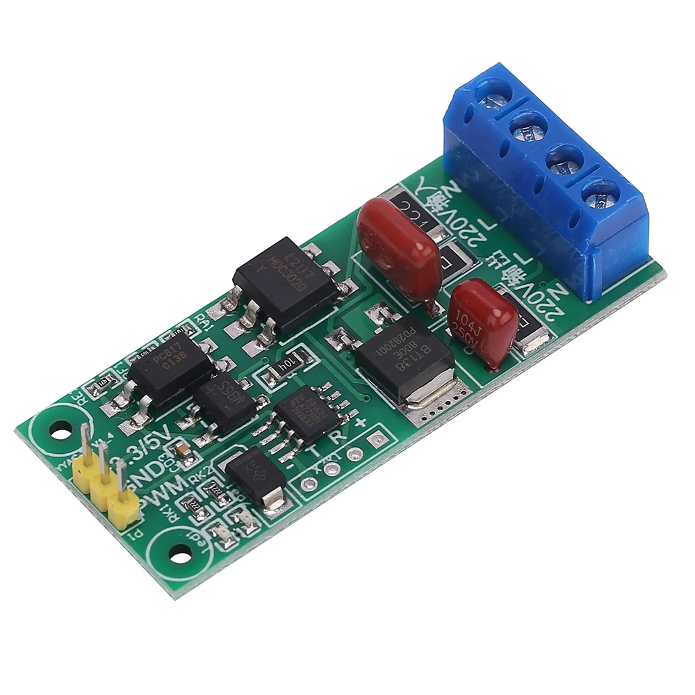 PWM Dimming Dimmer Governor Motor Speed Controller AC 220V Voltage Regulating Regulator Thyristor Isolation Module I/O Output