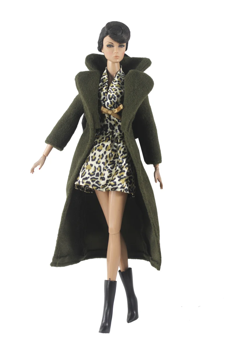 Handmade Doll Clothes Woolen Overcoat Outfit For 11.5 Inch 30cm Doll BJD Clothes Many Style Gifts For Doll Accessories