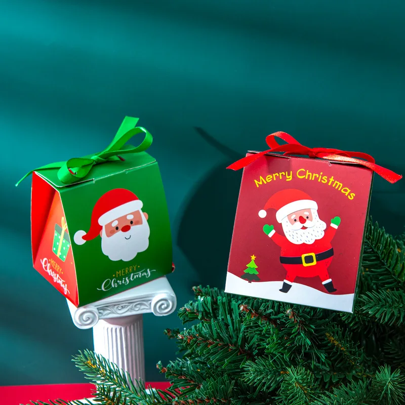 Cajas de dulces de Navidad para niños, envoltorios de comida, regalos de cumpleaños, decoración de fiesta de preparación, 30 piezas