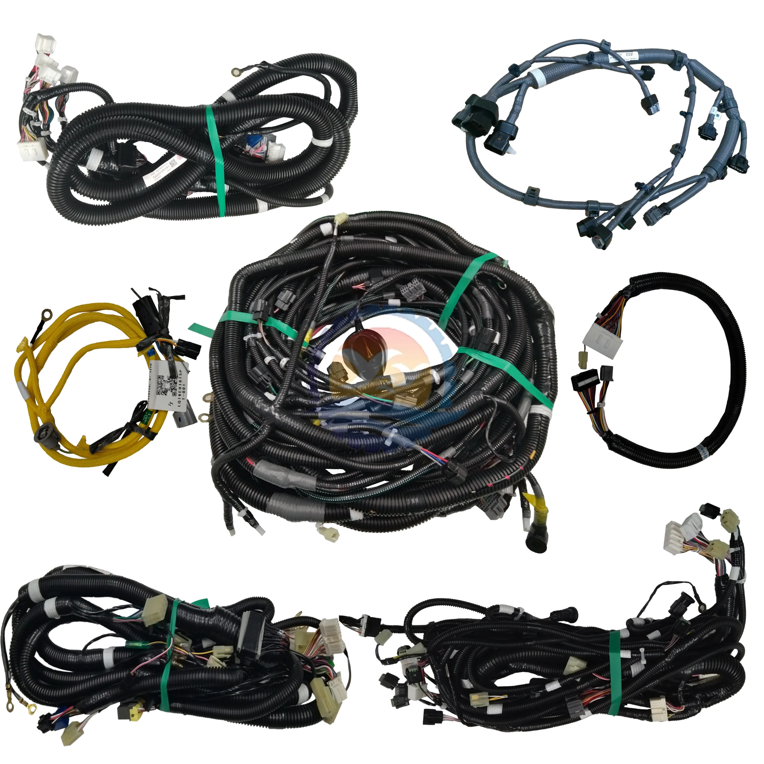 SK200-8 Excavator Parts Complete SK200 Wiring Harness for Kob-elco SK210 SK250 SK260 SK200 Full Wire Harness (Full Set of 7)