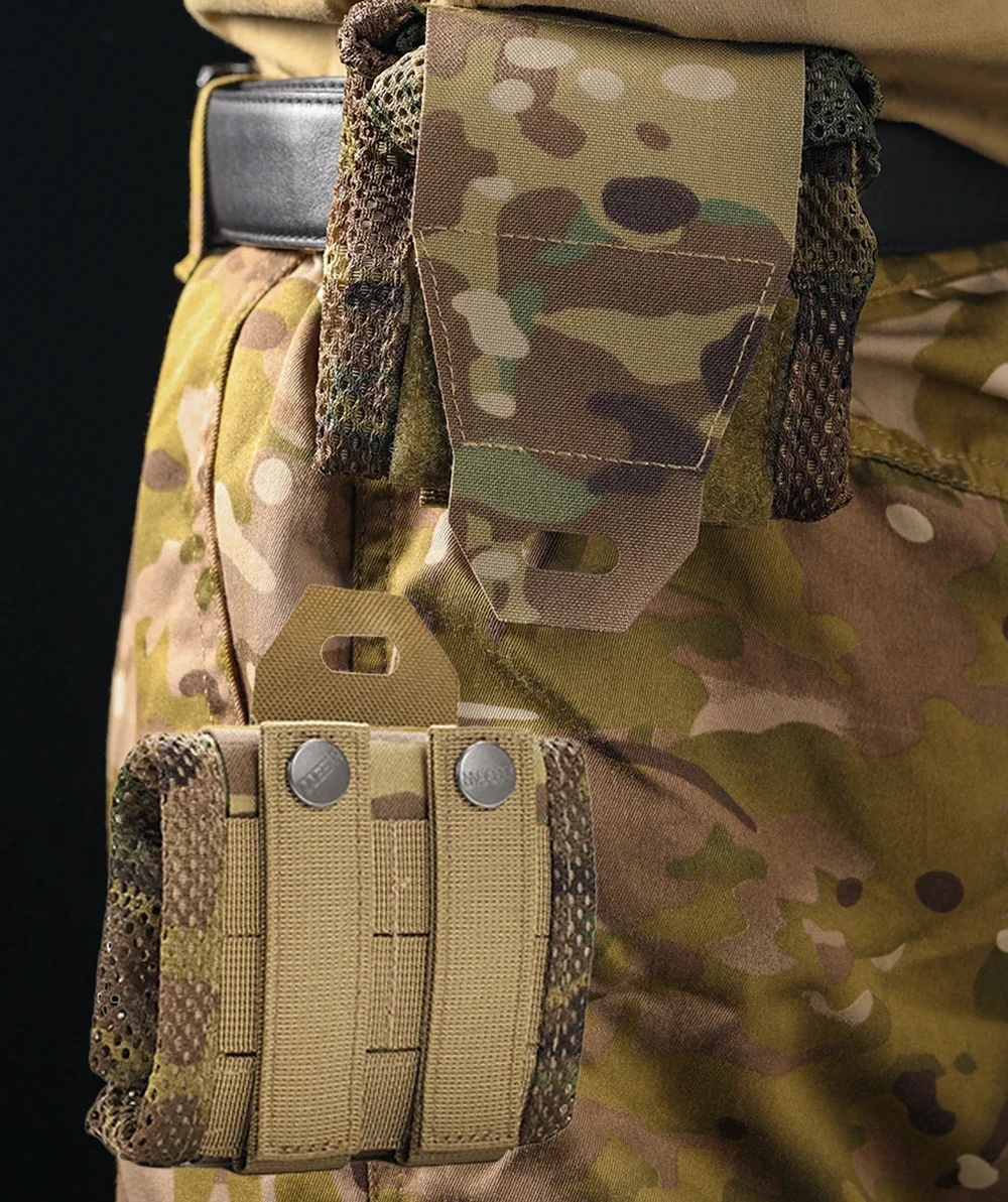 MOLLE Dump Pouch Hunting Gear Adjustable Closure Lightweight Fabric Adjustable Closure Hunting Bag