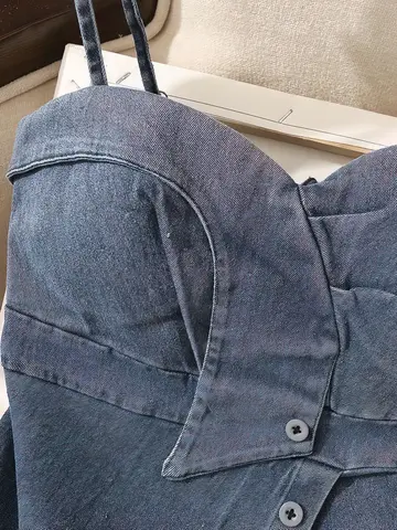 12 best sales denimkorsett - №9