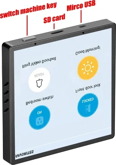 

Hot salesHot salesIntelligent wall switches 4 inch IPS 480*480 touch screen Zigbee device automation smart home switches socket