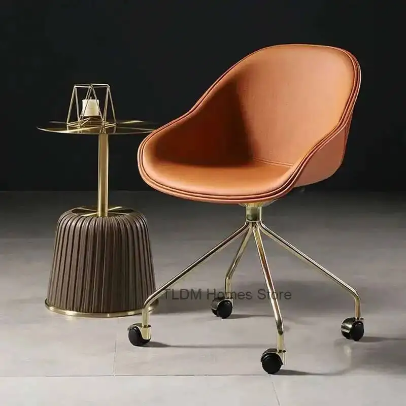 Office Swivel Nordic Home Office Armchair Chairs Furniture Creative Luxury Study Computer Backrest Chair Bv Modern