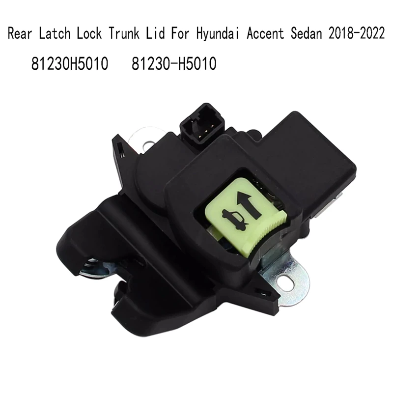 81230H5010 Rear Latch Lock Trunk Lid For Hyundai Accent Sedan 2018-2022 81230-H5010