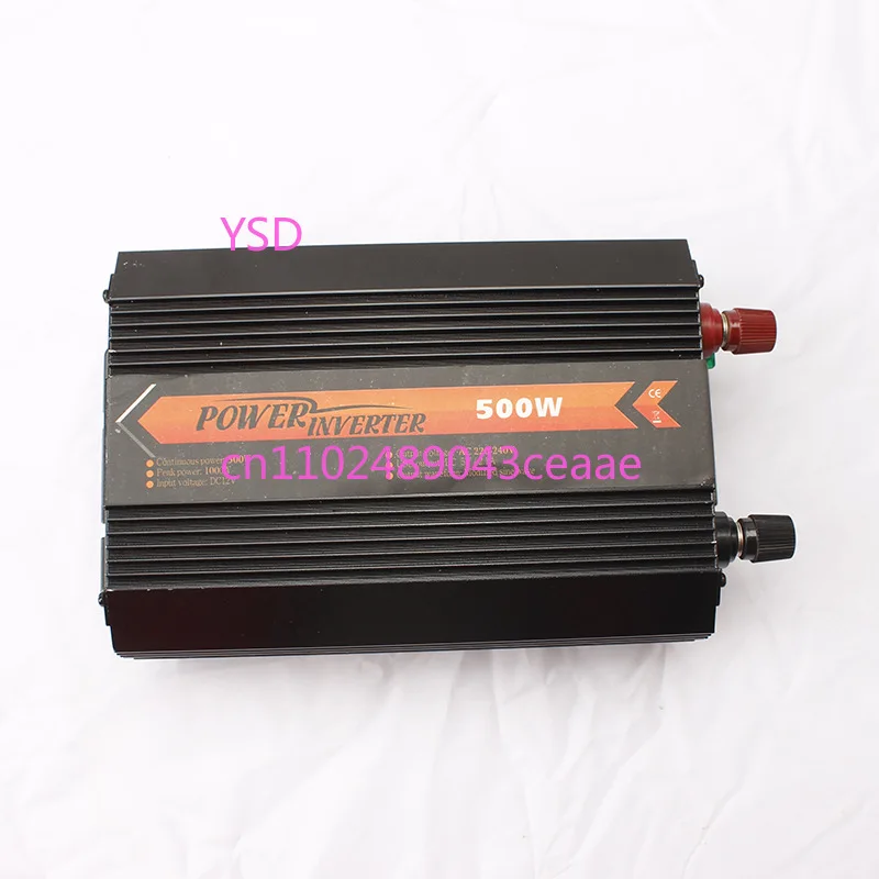 Power 500W modified sine wave inverter 12V to 220V German socket power display