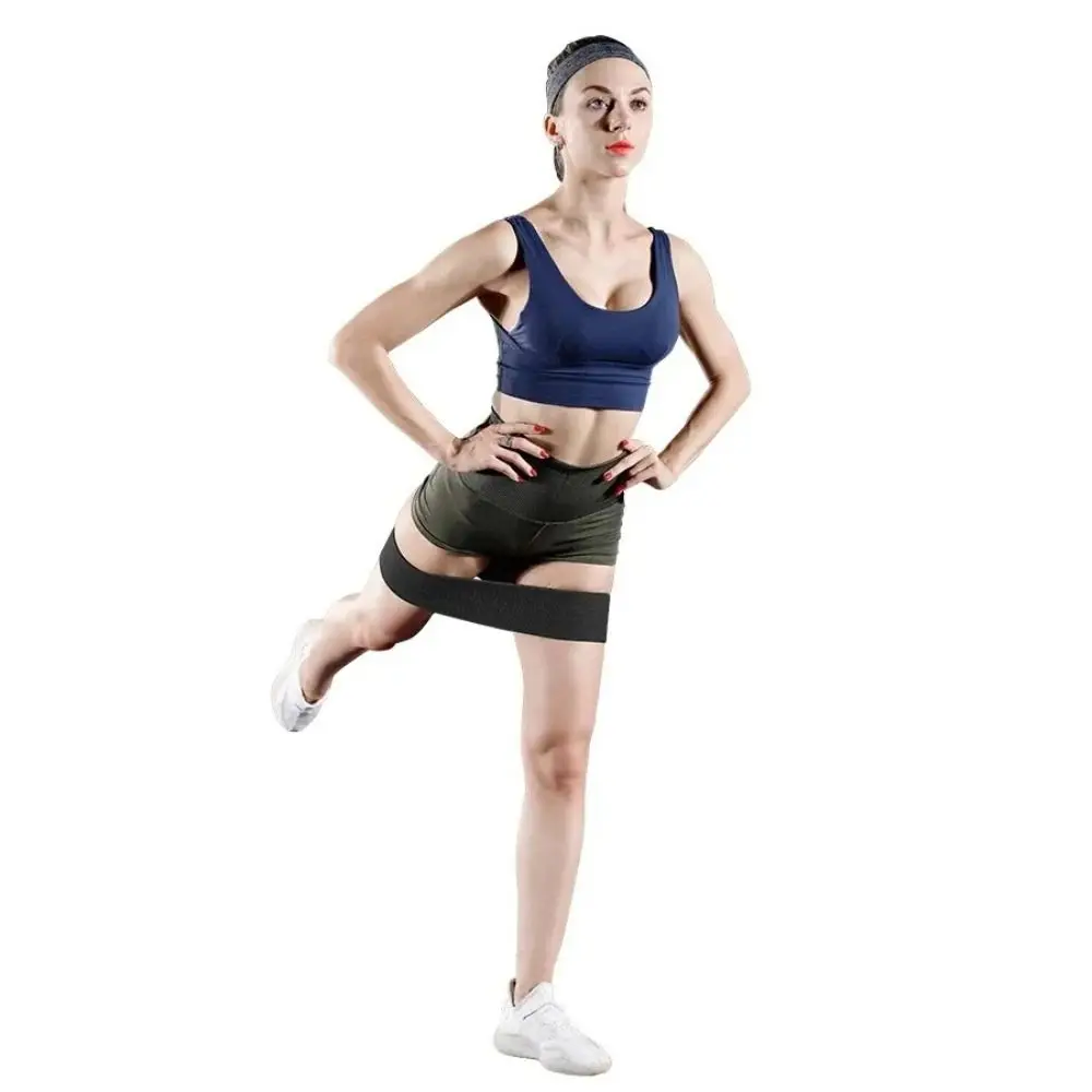 Polyester Resistance Band High Elasticity Thickened Design Hip Band Stretch Resistant Anti Rolling Exercise Band Glute Training