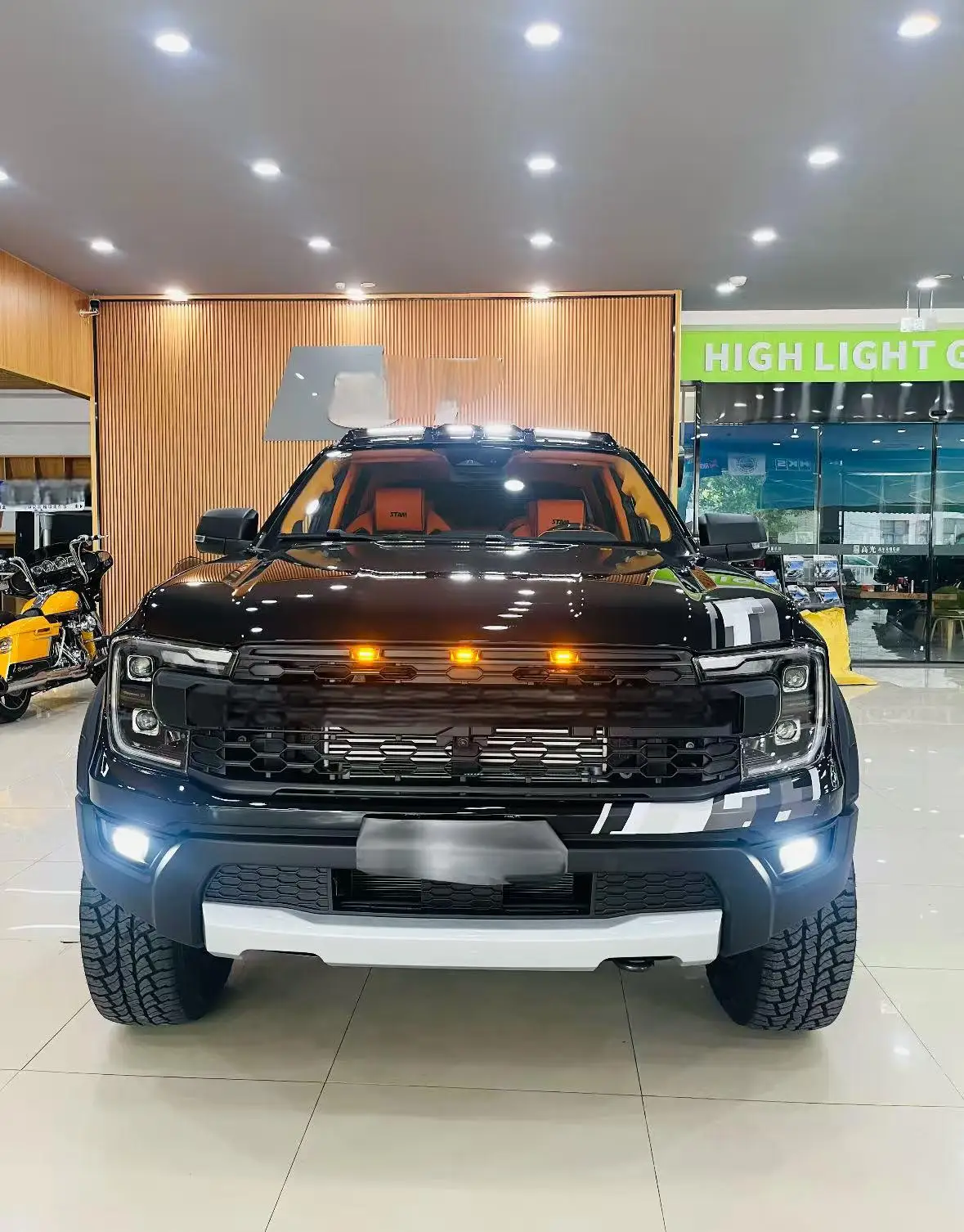 New Arrival for F-o-r-d Ranger Bodykit 2012-2019 T6 T7 T8 Upgrade to 2025 Ranger raptor Accessories T9 2025 LED Headlight Hood