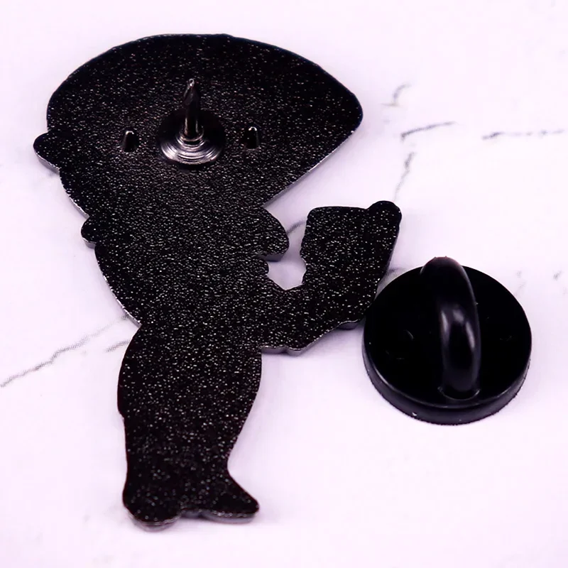 Lmao Enamel Pin Chibi Game Character Badge Brooch Decoration Jewelry view 2