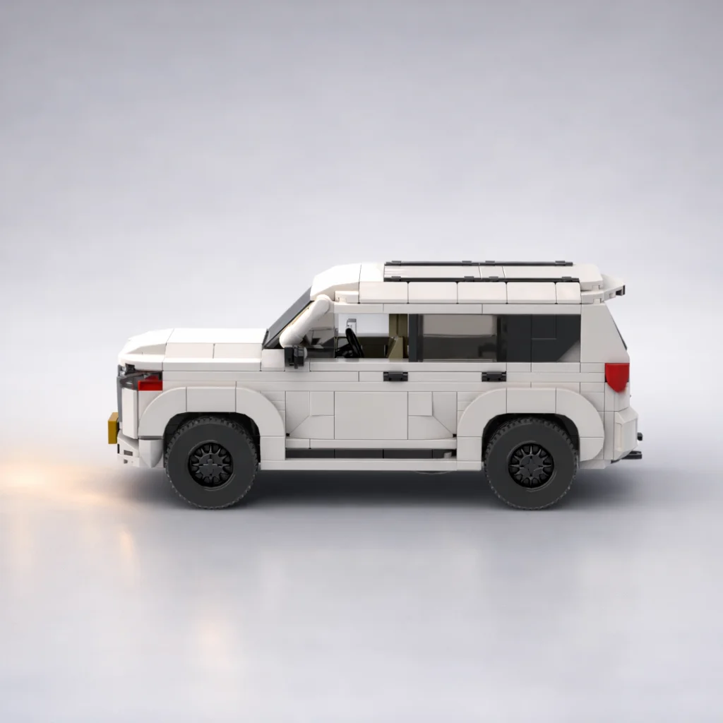MOC Off Road SUV Cruiser Style 555PCS 8 Stud Wide Small Bricks Building Blocks Model DIY Assembly Display Toy Gift