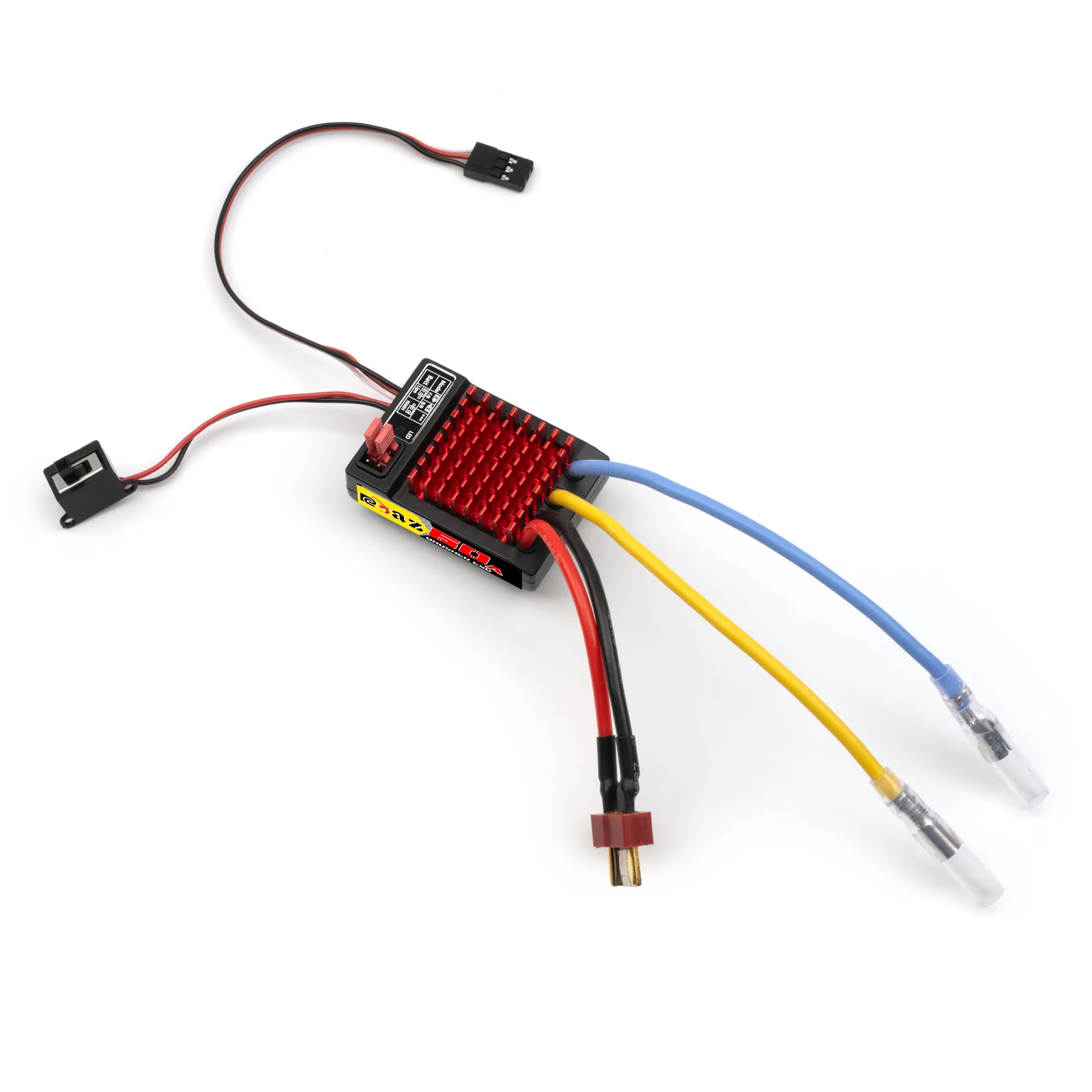 RCXAZ 540 Pro Brushed Motor 12T-75T 60A Waterdichte ESC Snelheidsregelaar Combo voor 1/10 RC Crawler Klim Drift Auto Boot