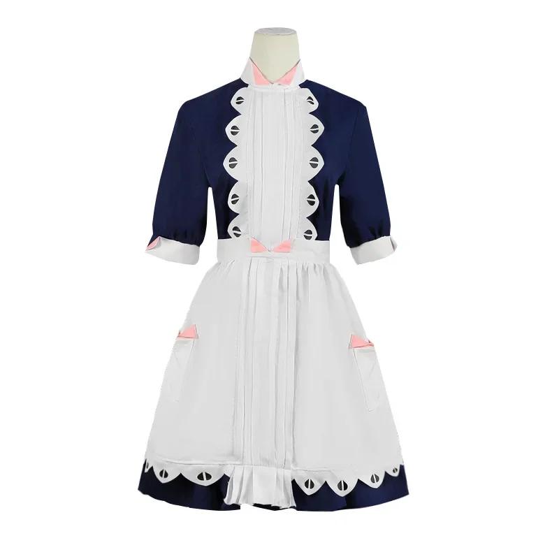 Anime periphere Schatten Haus Emily Cosplay Kostüm Outfits asiatische Erwachsenen Kleidung Roll kragen Rock Bogen Haarnadel Dienst mädchen Kleid