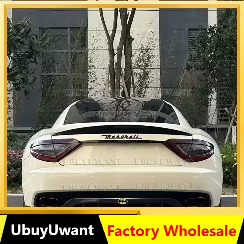 Nov Style Carbon Fiber Rear Trunk Spoiler For Maserati Gran Turismo Sport Coupe 2011-2017 Year GT / GTS Car Spoiler Wing