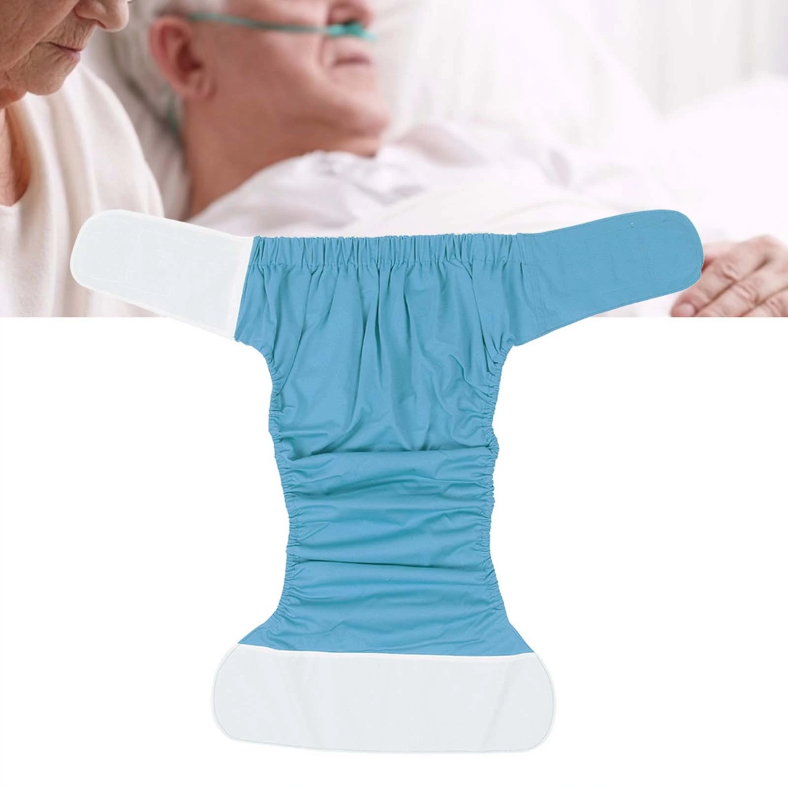 Waterproof Washable Reusable Adult Elderly Cloth Diapers Pocket Nappies Suitable for waist sizes from 1'5 to 3'8