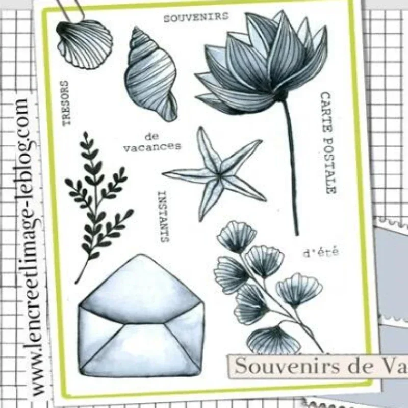 Francuska przezroczysta pieczęć do DIY Scrapbooking / tworzenia kartek A5052