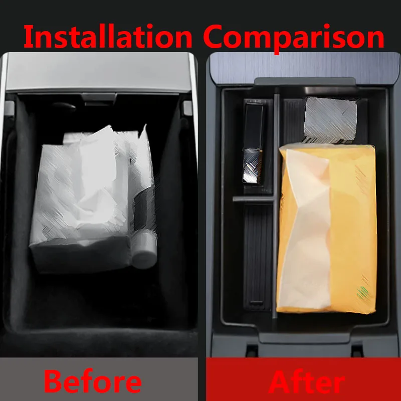 For Exeed Exlantix ES 2023-2026 Car Central Armrest Box ABS Store Content Box Finishing Receive Interior Car Accessories