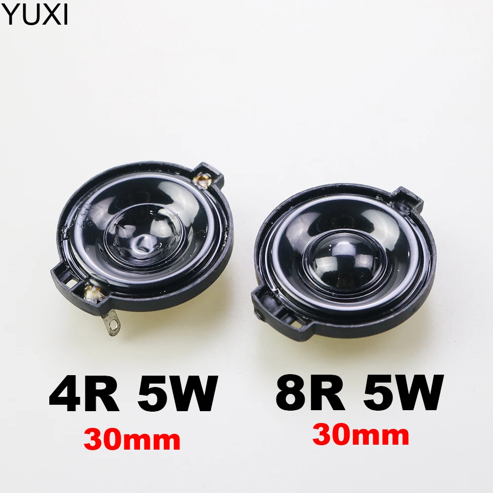 

YUXI 1PCS 30MM Resonant Horn 8Ohm 5W 4R 5W Portable Audio Vibration Mini Speaker For Home Theater DIY Modification Loudspeakers