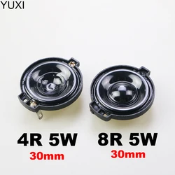 YUXI 1PCS 30MM Resonant Horn 8Ohm 5W 4R 5W Portable Audio Vibration Mini Speaker For Home Theater DIY Modification Loudspeakers