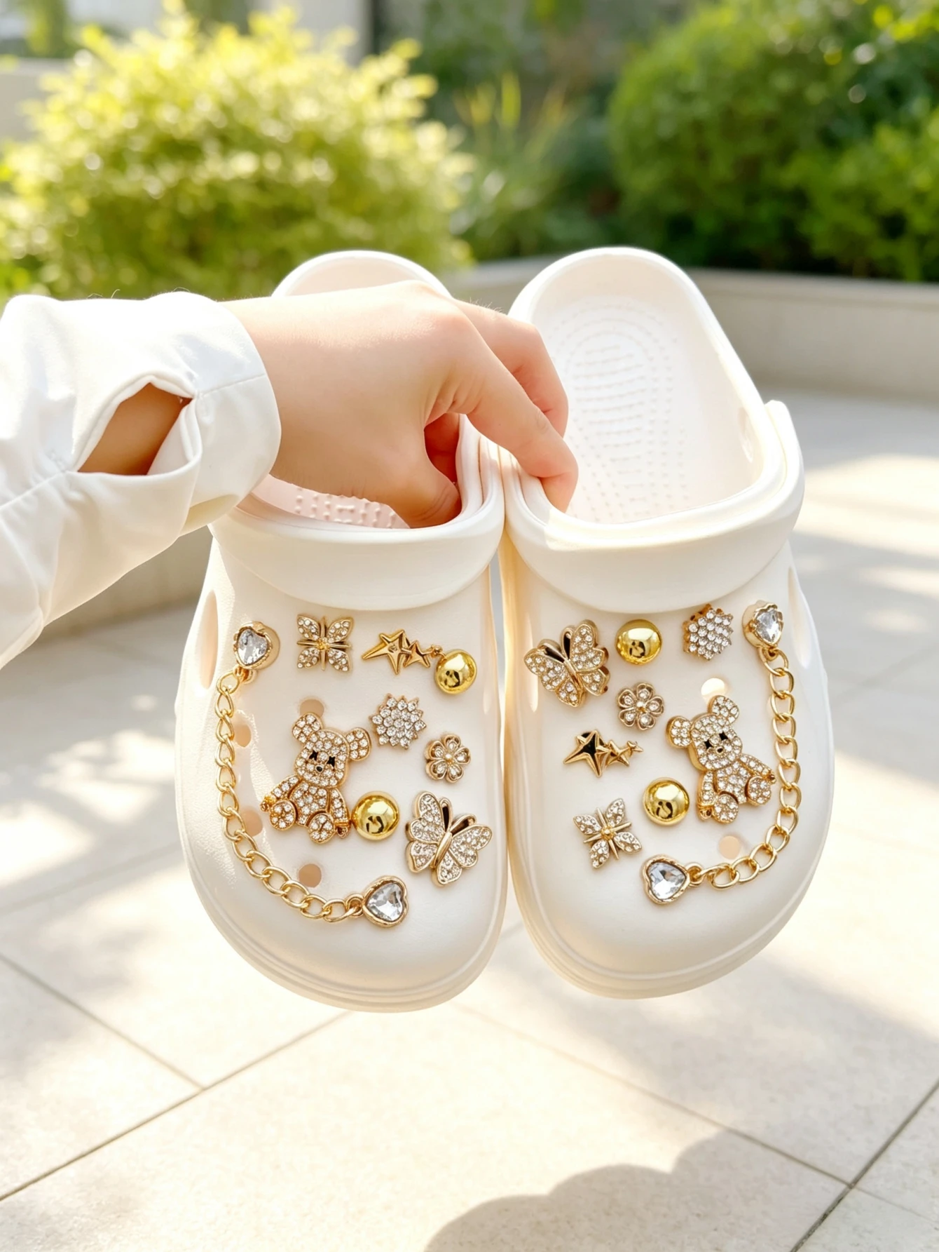 18-piece shoe decoration DIY casual shoe decoration - An interesting and versatile way to personalize your footwear