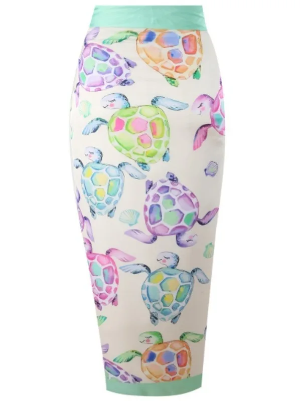 

2025 New Printed One-Piece Bikini Set Cross-Border Vaion Hot Spring Swimsuit Women's Fixed Pad e Swimsuit Polyester