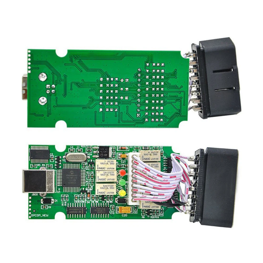 Best  V1.99 OPCOM 18F46K80 + FTDI Chip Firmware 1.99 OP-COM Diagnostic Interface Auto Diagostic Tool for Op-el image 2