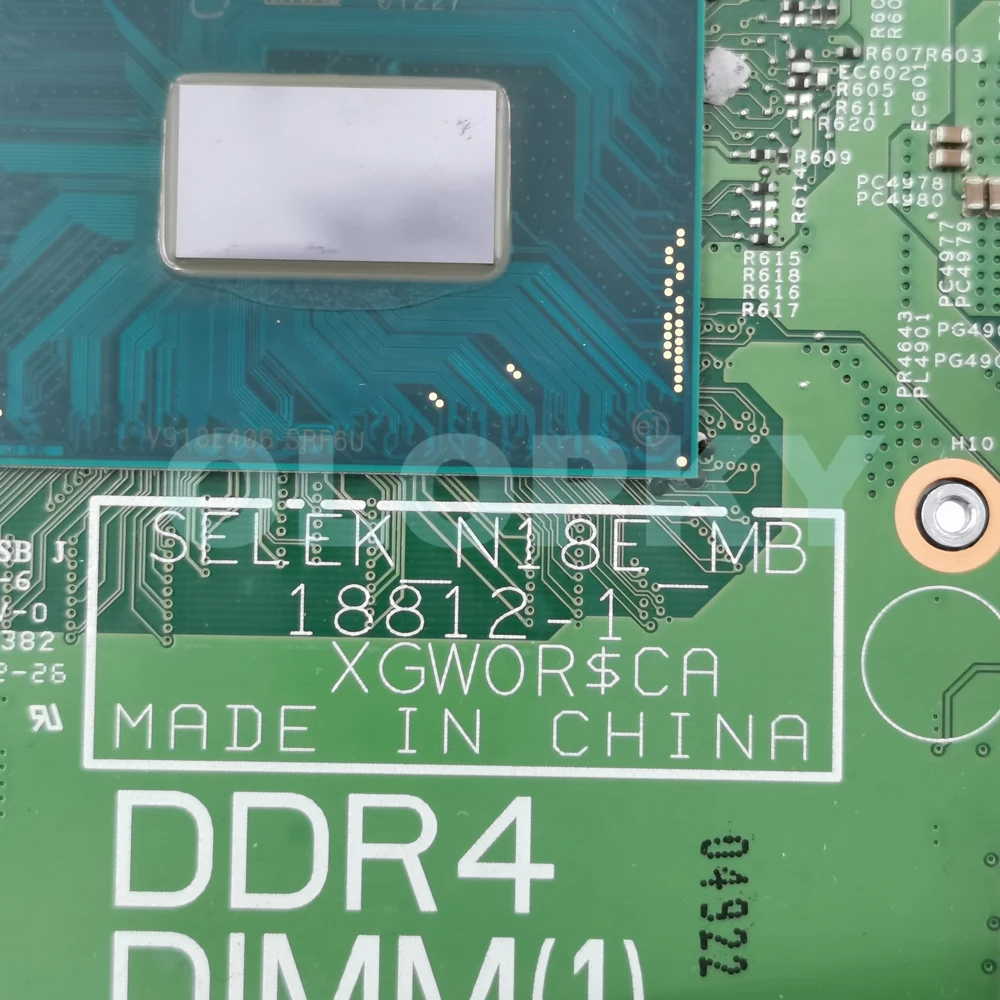 18812-1  Laptop Motherboard FOR DELL G3 3590 Mainboard i5-9300H i7-9750H CPU  GTX1660TI/1650 GPU  0FMG64 0XHJ4R 01YV01 XGW0R