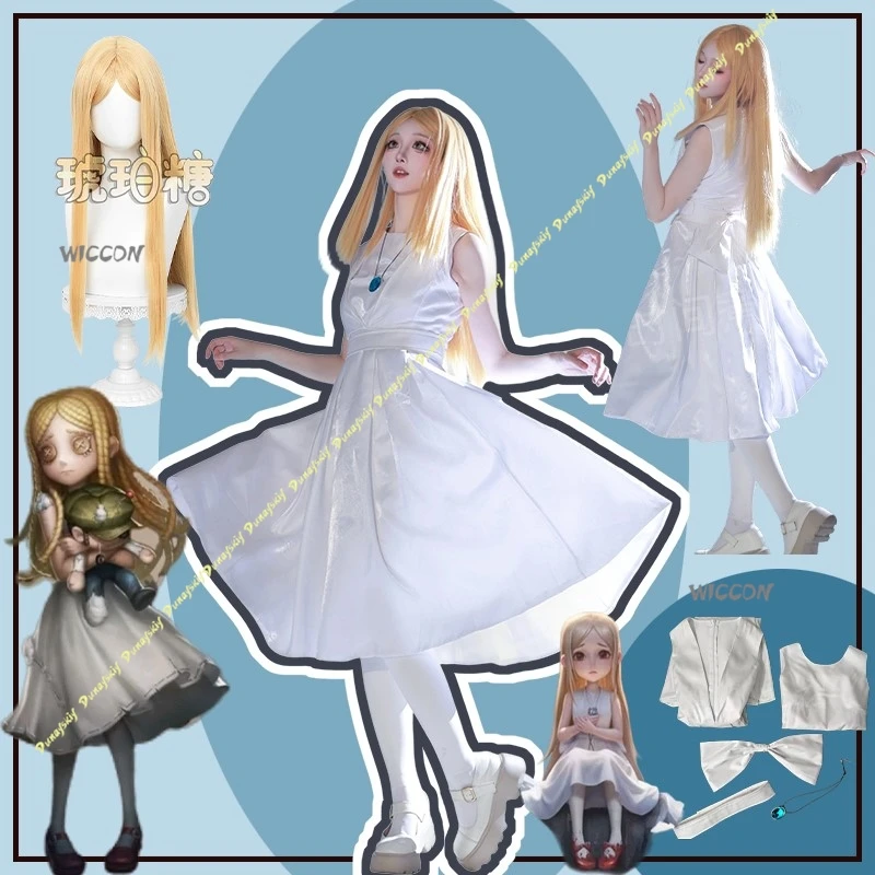 identity-v-game-little-girl-cosplay-costume-dress-white-wig-suit-female-woman-party-stage-accessorie-performance-skirt-halloween