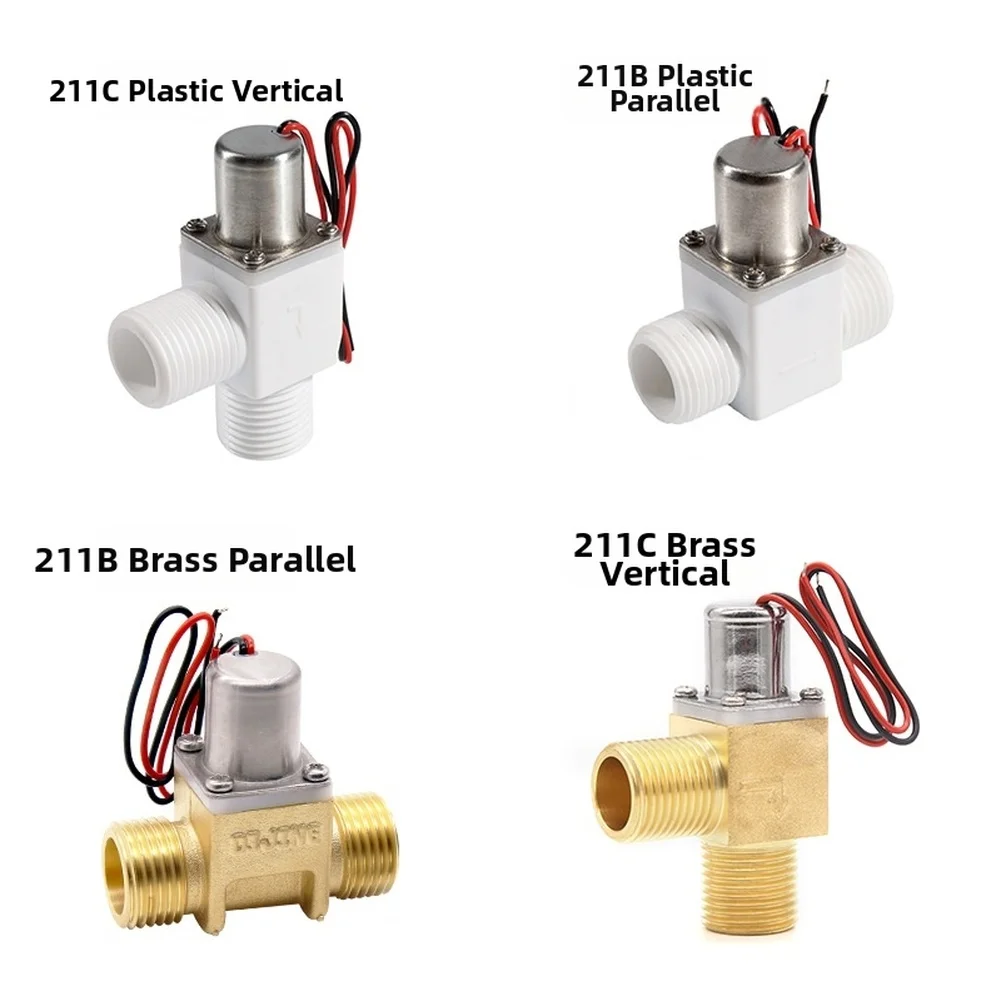 Bistable Plastic Pulse Solenoid Valve Automatic Water Control Switch For Toilets Irrigation Systems With 0.02-1.0 MPa Pressure