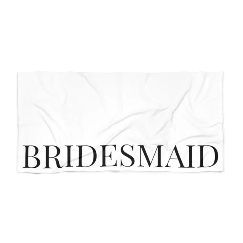 Bachelorette Party bride beach towel wedding engagement Bridal Shower Bridesmaid matron maid of honor Proposal Gift Honeymoon