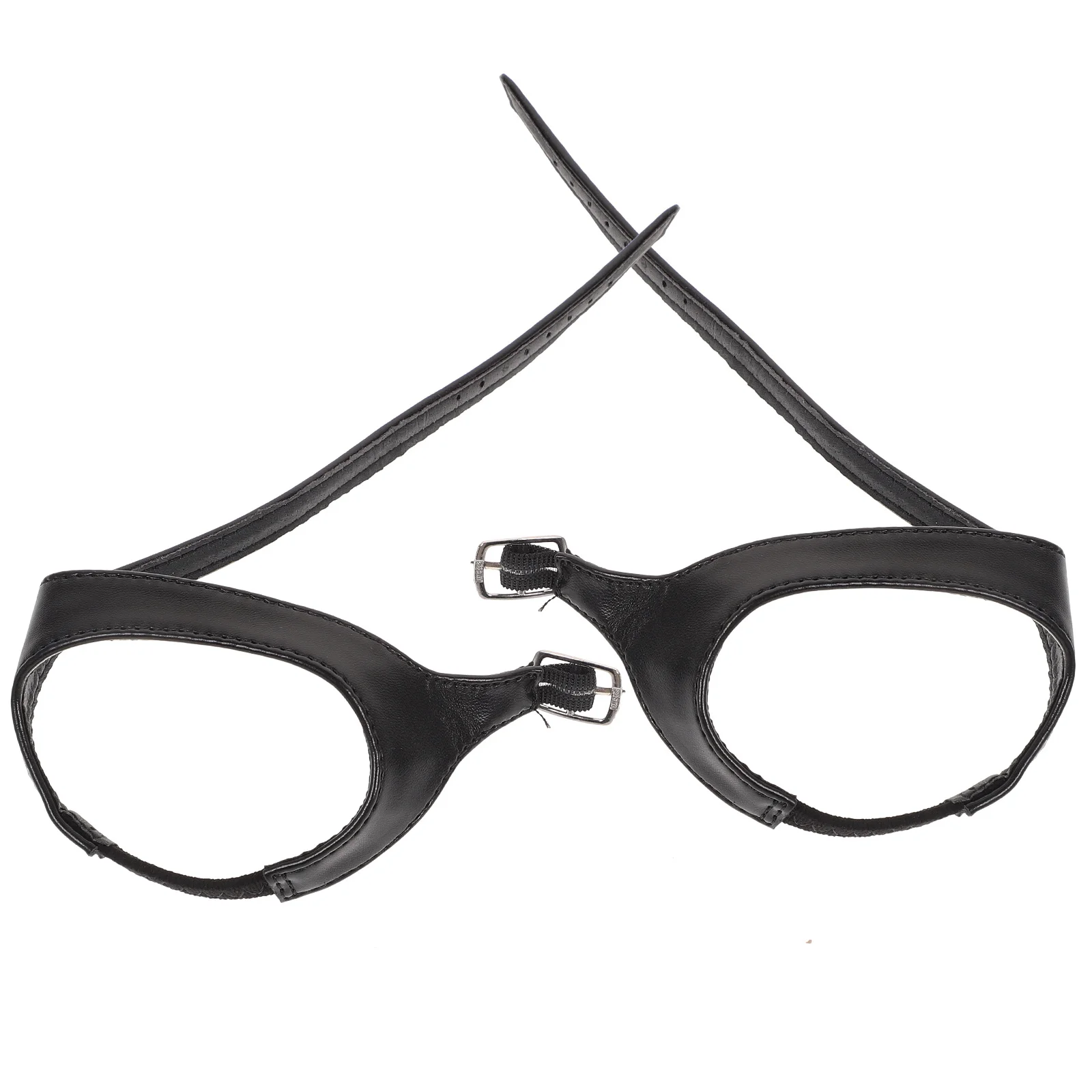 جارلاند نمط حزام الحذاء للكعب العالي تقليد المضادة للانزلاق مطاطا الدانتيل ماتي الأسود الأحذية موصل رباط الحذاء