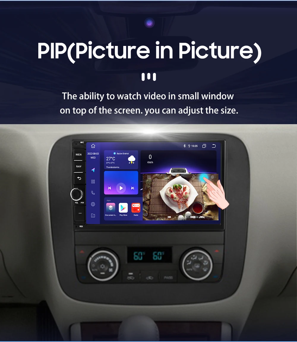 1 Din 7inch Universal Android Car Radio For VW Nissan Hyundai toyota CR-V Kia Car Multimedia Player GPS WiFi Carplay No DVD