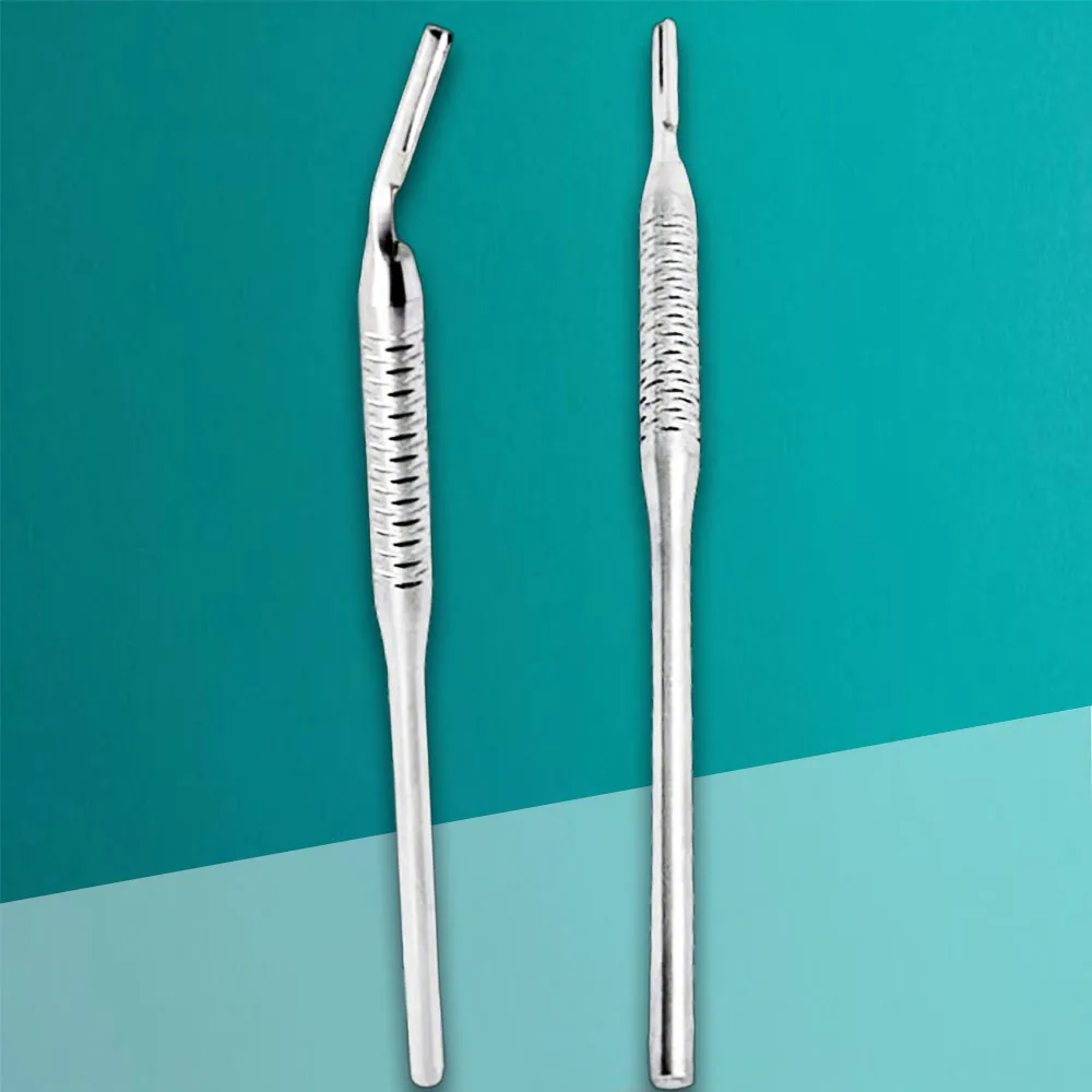 

Premium Stainless Steel Dental Scalpel Handle for No 3 Blade Professional Oral Surgery Instrument Surgical Tool for Dentists