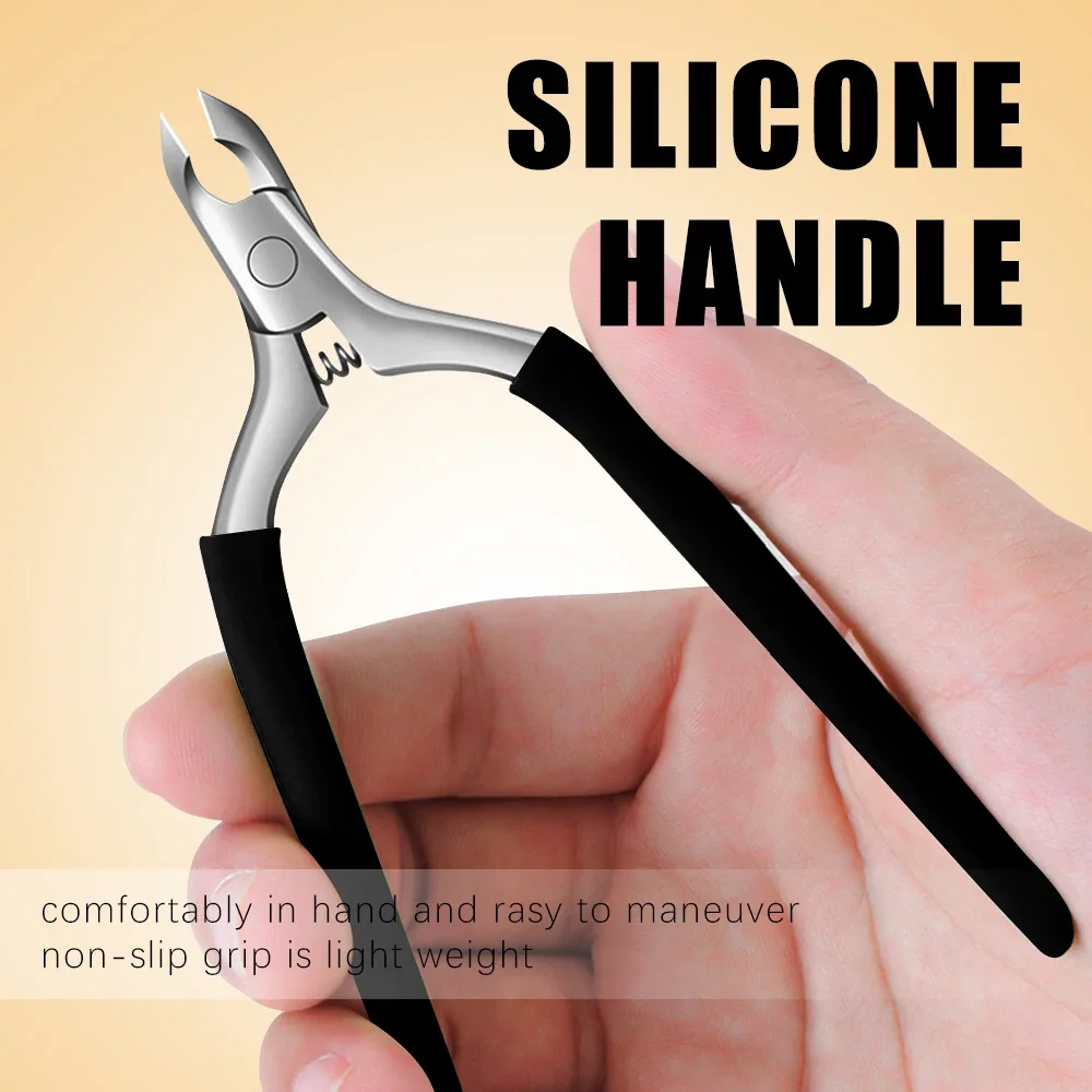 1개 큐티클 니퍼 스테인리스 스틸 손톱 각질 제거 가위 큐티클 커터 트리머 리무버 매니큐어 페디큐어 클리퍼 도구