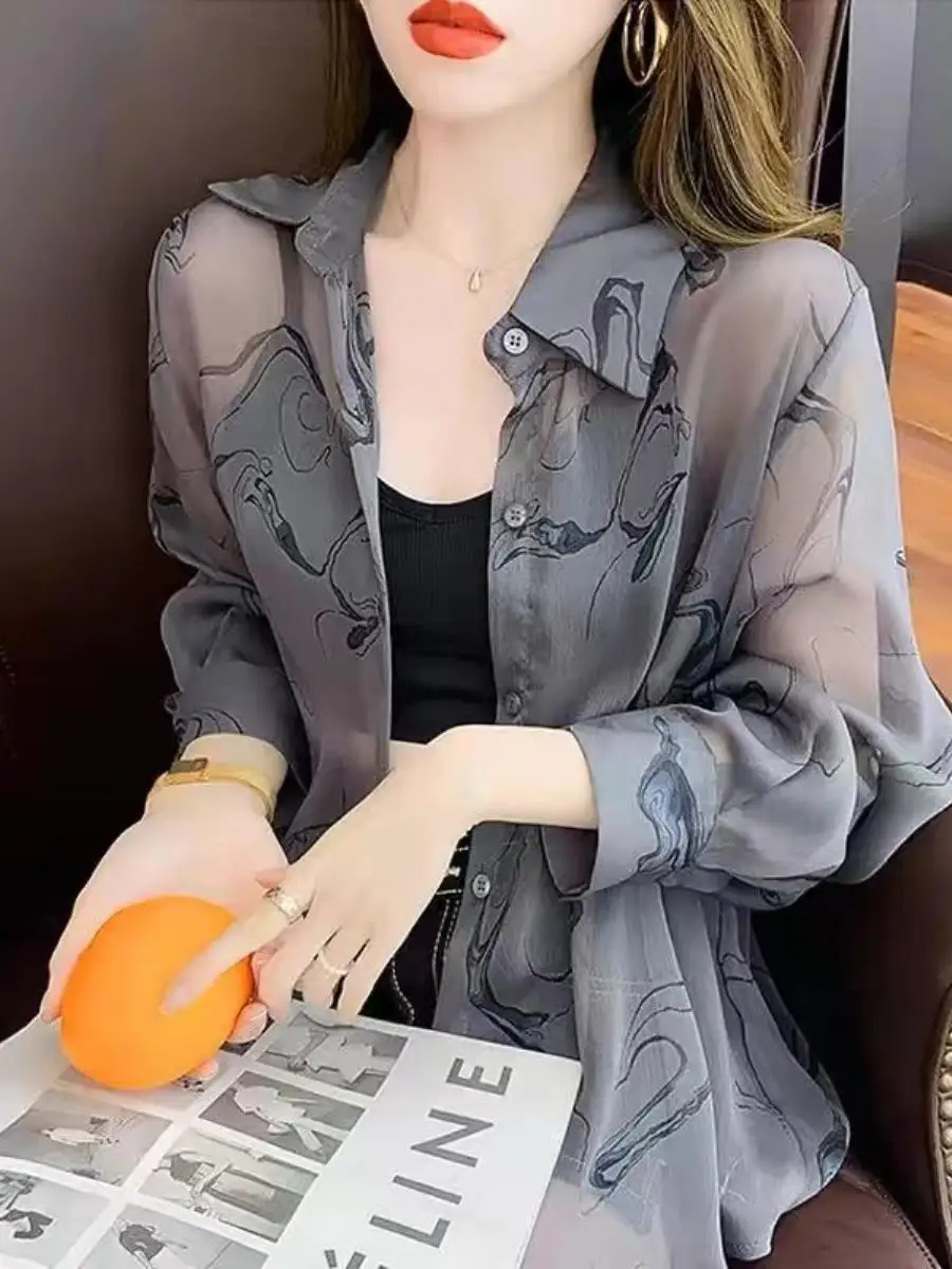 camisa-feminina-de-chiffon-cinza-de-verao-2026-nova-blusa-de-manga-longa-elegante-versatil-fina-com-protecao-solar-e-bolso-qu